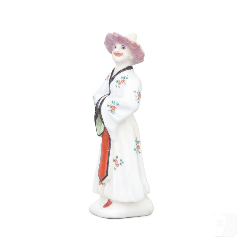 A very rare Chelsea figure of a Chinese gentleman, circa 1750-52 - 图2